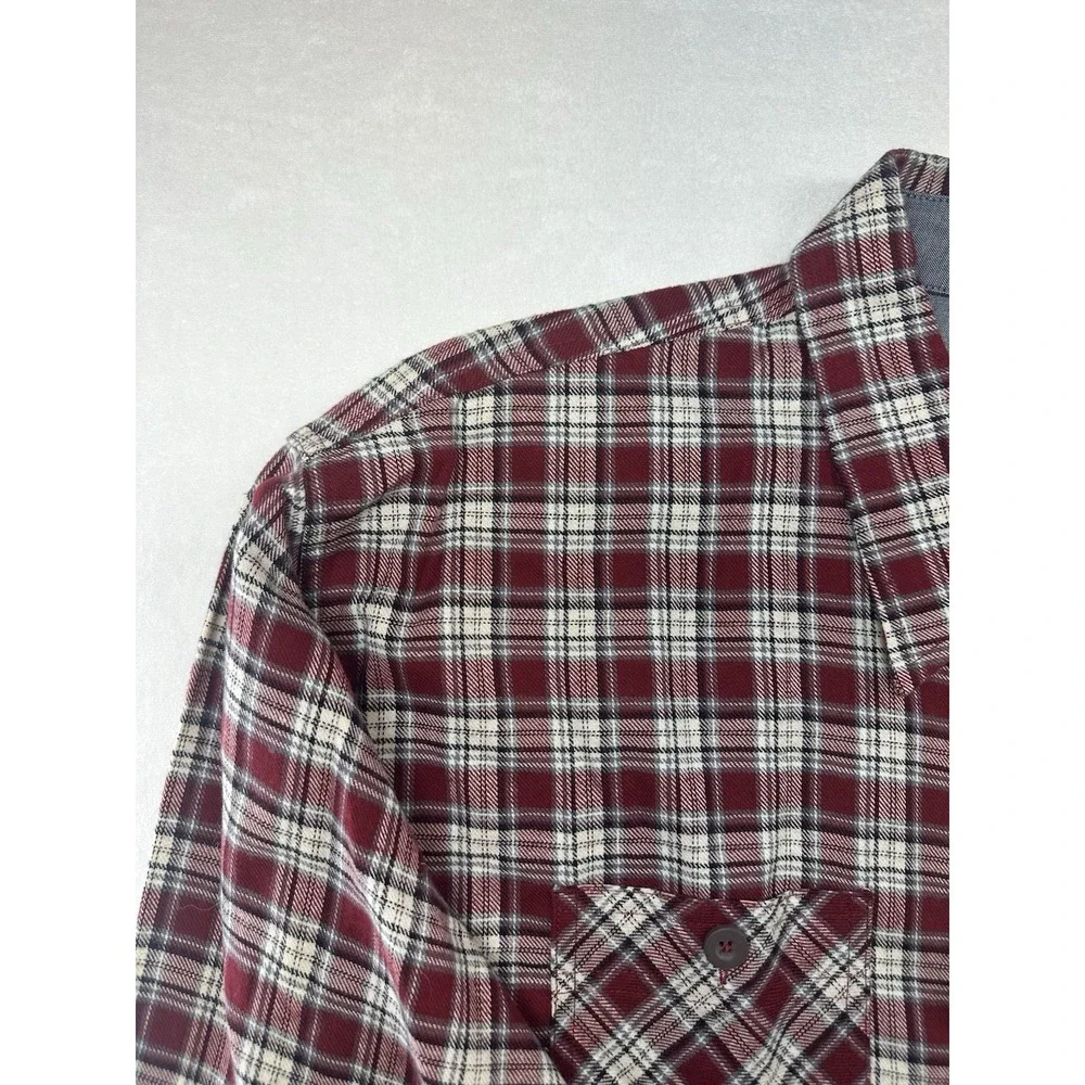 Wrangler Men's 3XL Red Plaid Flannel Shirt NWT Premium Quality‎